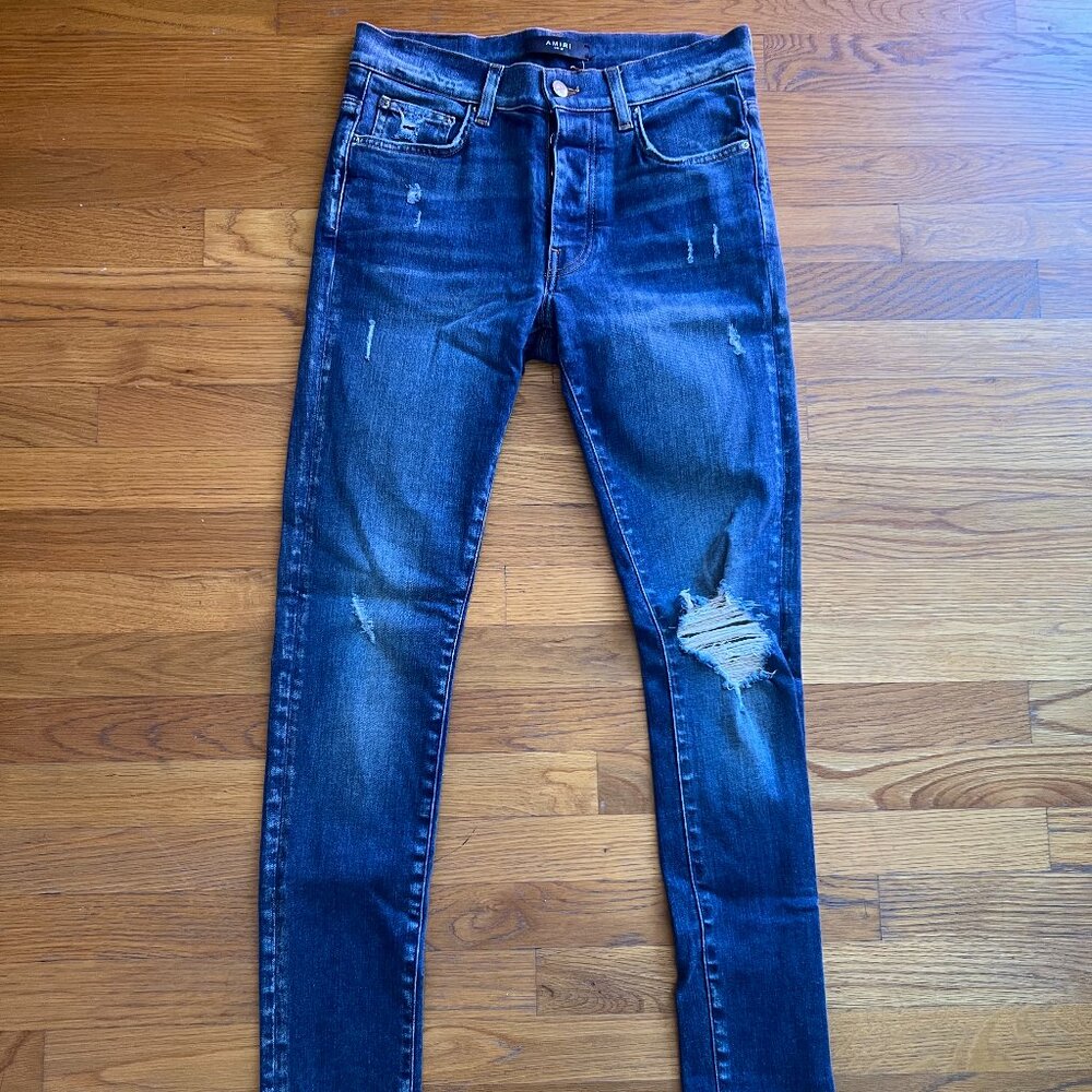 AMIRI MX1 Skinny Jean - Dark blue wash